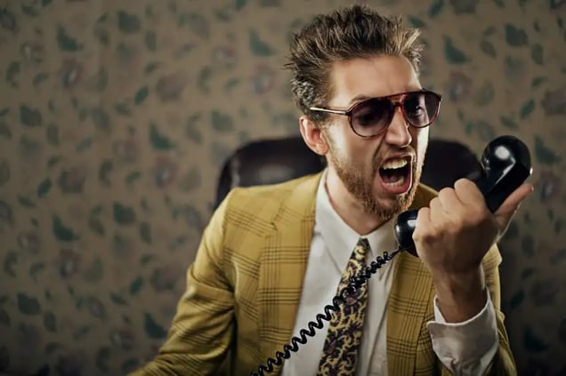 Be nice to customer service people.